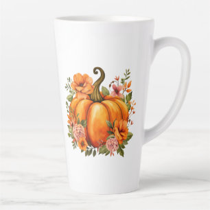 Fall Pumpkin  Latte Mug