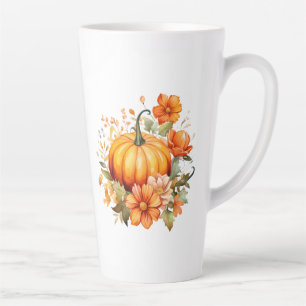 Fall Pumpkin  Latte Mug