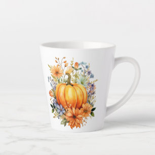 Fall Pumpkin  Latte Mug