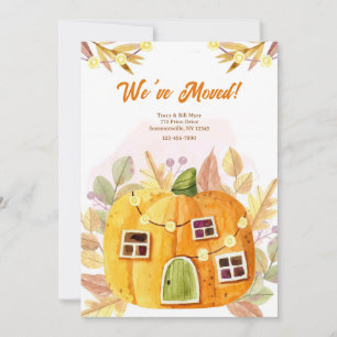 Fall Pumpkin Moving Announcement