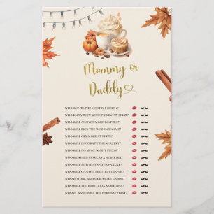 Fall Pumpkin Mummy or Daddy Games
