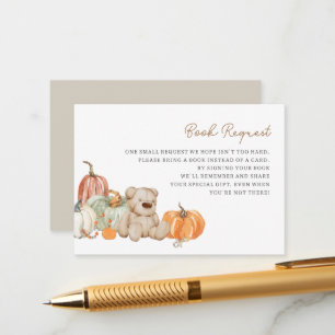 Fall Pumpkin n Toys Books for Baby Enclosure Card