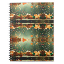 Fall Pumpkin Notebook - Autumn