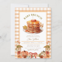 Fall Pumpkin Pancake Baby Shower Brunch