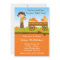 Fall Pumpkin Patch Birthday Party Invitation