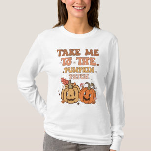Fall Pumpkin patch lover fall fun  T-Shirt