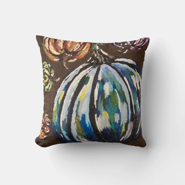 Fall Pumpkin Pillow  (Front)