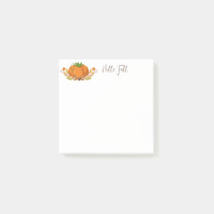 Fall Pumpkin Post Notes