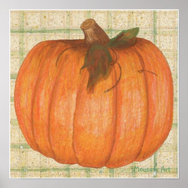 Fall Pumpkin Poster (Front)
