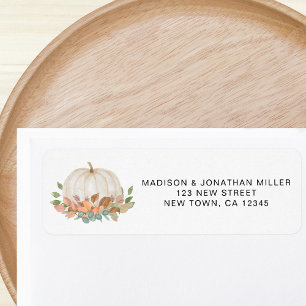 Fall Pumpkin Return Address
