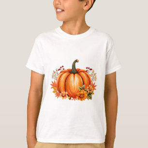 Fall Pumpkin Season Retro Halloween Autumn Thanksg T-Shirt