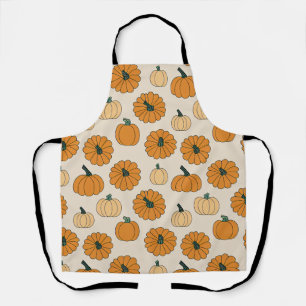 Fall pumpkin spice colours autumn pumpkins Thanksg Apron