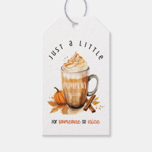 Fall Pumpkin Spice Someone Nice Thanksgiving Favou Gift Tags