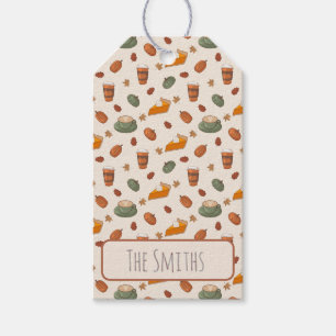 Fall Pumpkin Spice Thanksgiving Treats Gift Tags