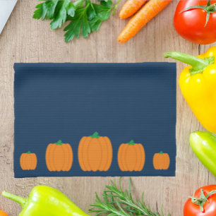 Fall Pumpkin Tea Towel