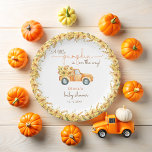 Fall Pumpkin Truck Baby Shower Paper Plate<br><div class="desc">Fall Pumpkin Truck Baby Shower Paper Plates. Matching items available.</div>