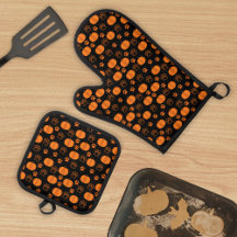 Fall Pumpkins and Paws Dog Halloween Orange Black
