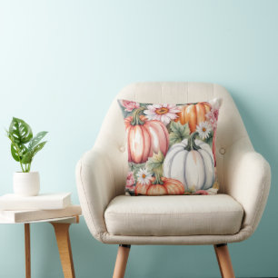 Fall Pumpkins  Cushion