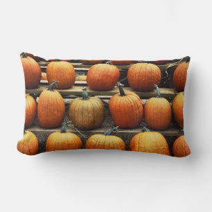 Fall pumpkins lumbar cushion