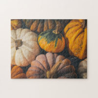 Fall Puzzles Pumpkin Photography Complex Jigsaw