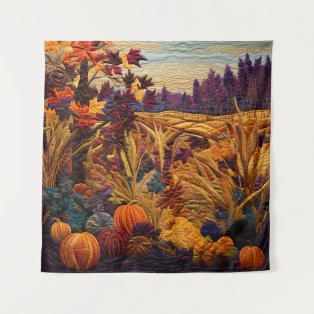 Fall Quilt Tapestry (Front)