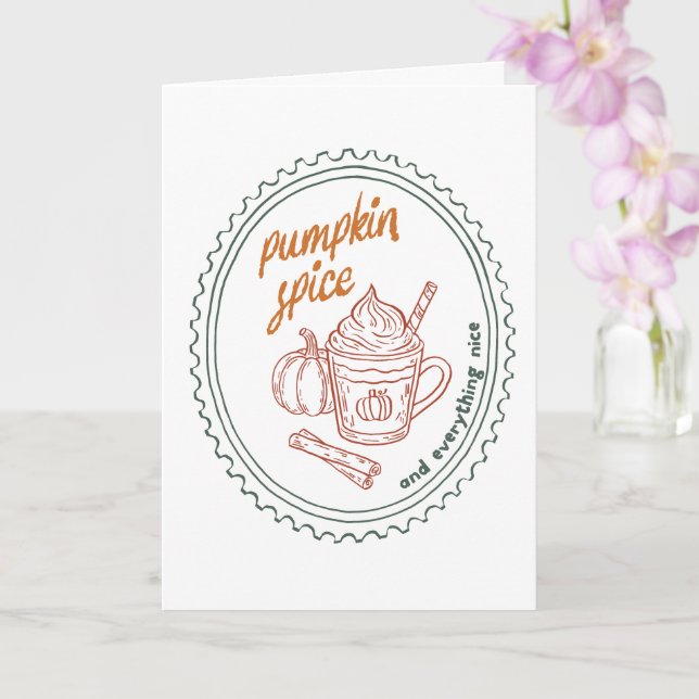 Fall Quote  Card (Orchid)