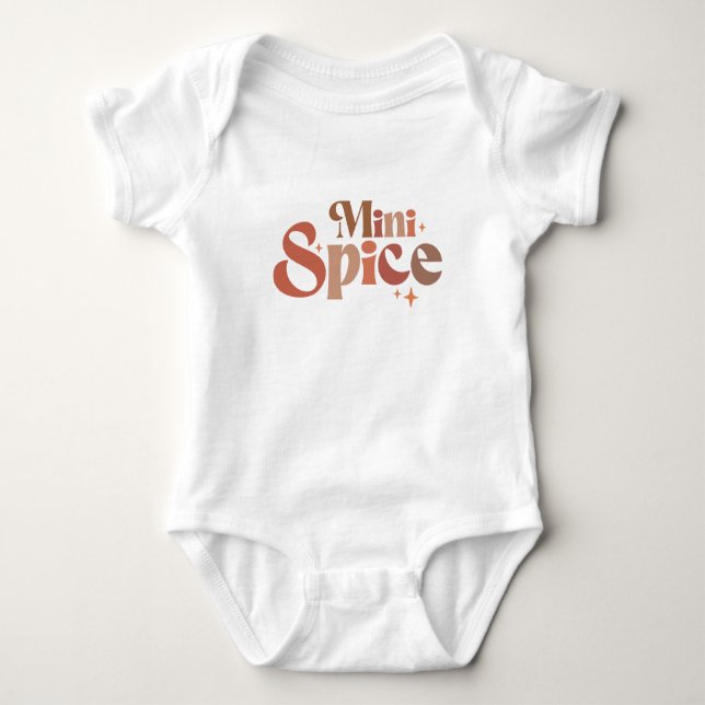 Fall Quote Mini Spice  Baby Bodysuit (Front)