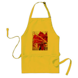 Fall Red Leaves/Autumn Standard Apron