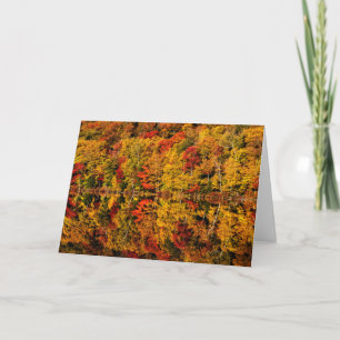 Fall Reflection on Russell Pond New Hampshire Card