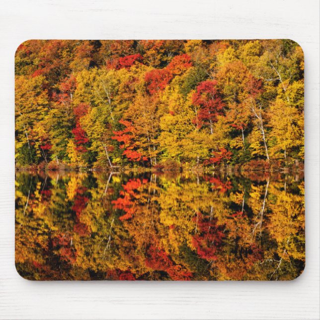 Fall Reflection on Russell Pond | New Hampshire Mouse Pad (Front)