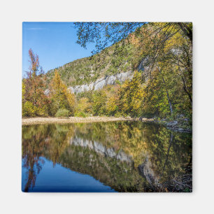 Fall Reflections At Buffalo National River Magnet