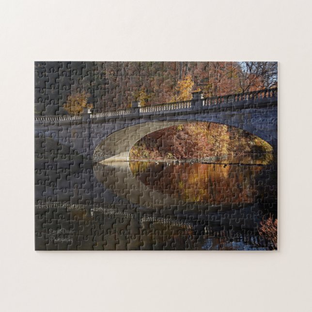 Fall Reflections at the Vanderbilt Estate  Jigsaw Puzzle (Horizontal)