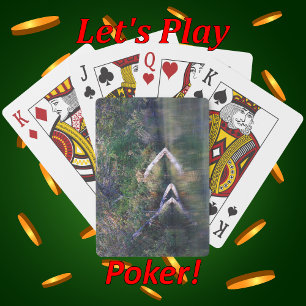 Fall Reflections at Twin Lakes Recreation Area Playing Cards