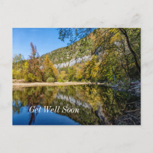 Fall Reflections Buffalo River Get Well Postcard