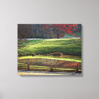 Fall Reflections canvas Print