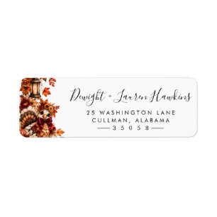 Fall Return Address Label