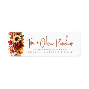 Fall Return Address Label