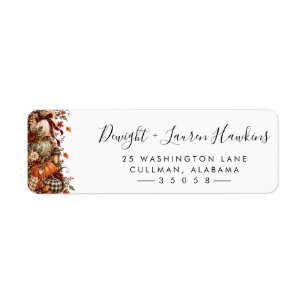 Fall Return Address Label