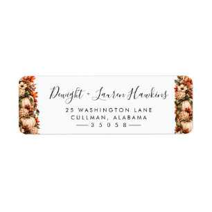 Fall Return Address Label