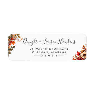 Fall Return Address Label