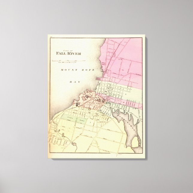 Fall River Canvas Print (Front)