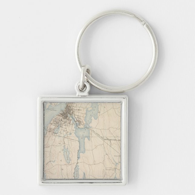 Fall River, Massachusetts Key Ring (Front)