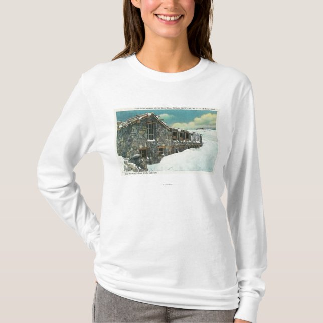 Fall River Pass Trail Ridge Museum Bldg T-Shirt (Front)