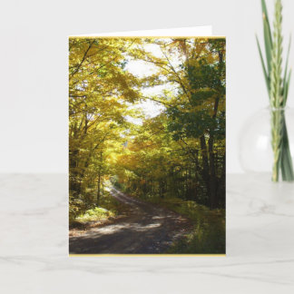 Fall road 2 card