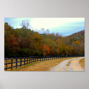 Fall Road Poster