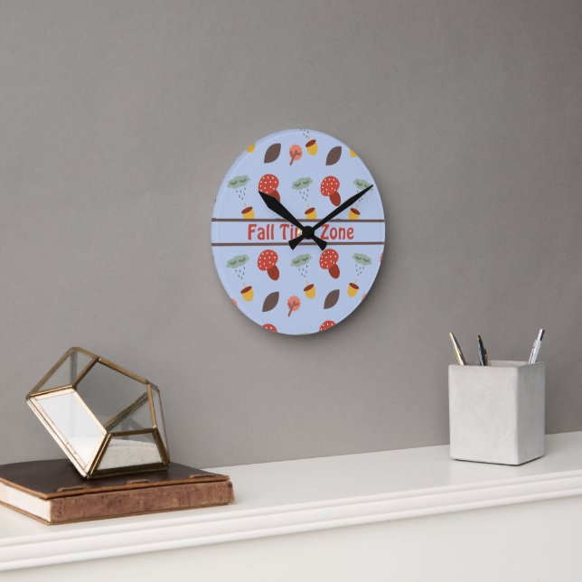 Fall Round Clock (Office)