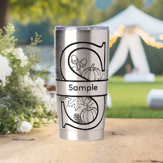 Fall S Monogram Insulated Tumbler