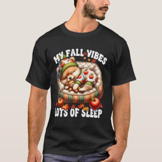 Fall Saying for Women Pom Mum Autumn-Sayings Cute  T-Shirt