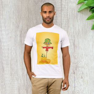 Fall Scarecrow and Pumpkins Autumn Harvest T-Shirt