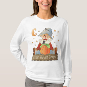 Fall Scarecrow Sweet Harvest Dreams T-Shirt